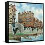 Old London Bridge-Peter Jackson-Framed Stretched Canvas