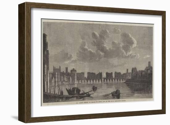 Old London Bridge-Claude de Jongh-Framed Giclee Print