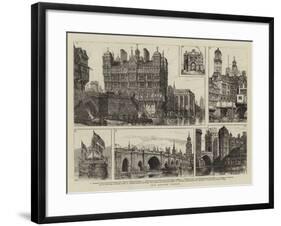 Old London Bridge-Henry William Brewer-Framed Giclee Print