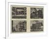 Old London Theatres-null-Framed Giclee Print