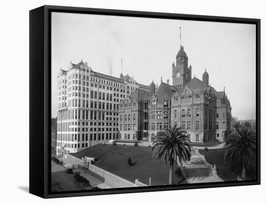 Old Los Angeles Courthouse-null-Framed Stretched Canvas