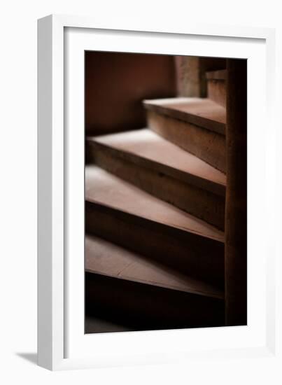 Old Lyon Stairway III-Erin Berzel-Framed Photographic Print