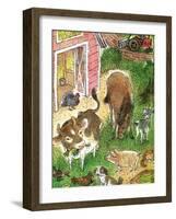 Old Macdonald Had a Farm - Playmate-Valeri Gorbachev-Framed Premium Giclee Print