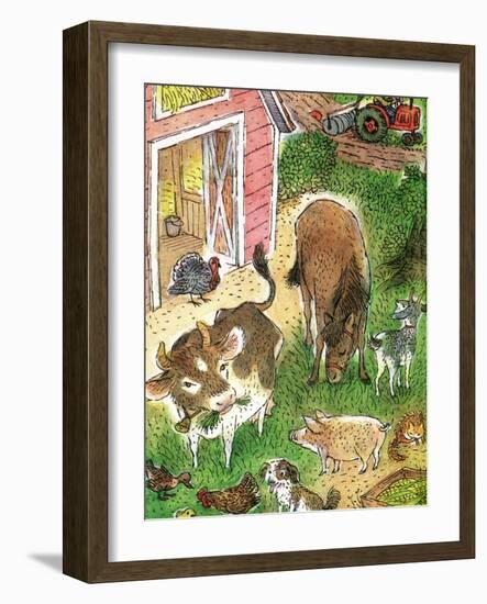 Old Macdonald Had a Farm - Playmate-Valeri Gorbachev-Framed Premium Giclee Print