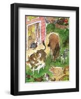 Old Macdonald Had a Farm - Playmate-Valeri Gorbachev-Framed Premium Giclee Print