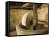 Old machinery to make olive oil at Arboretum, , Trsteno, , Dalmatia, Croatia-Merrill Images-Framed Stretched Canvas