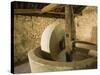 Old machinery to make olive oil at Arboretum, , Trsteno, , Dalmatia, Croatia-Merrill Images-Stretched Canvas