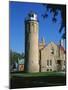 Old Mackinac Point Lighthouse, Mackinaw City, Michigan, USA-Michael Snell-Mounted Photographic Print