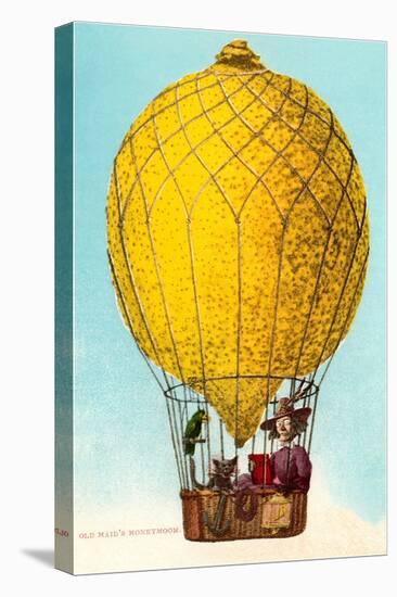 Old Maid's Honeymoon, Lemon Balloon-null-Stretched Canvas