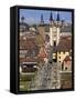 Old Main Bridge, Wurzburg, Bavaria, Germany-Walter Bibikow-Framed Stretched Canvas