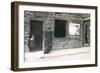 Old Man and a Dog on a Street-null-Framed Photographic Print