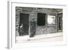 Old Man and a Dog on a Street-null-Framed Photographic Print