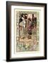 Old Man and Archer-Ivan Bilibin-Framed Art Print