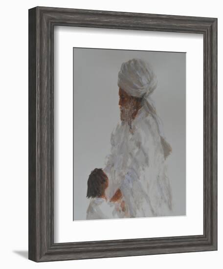 Old Man and Child-Lincoln Seligman-Framed Giclee Print