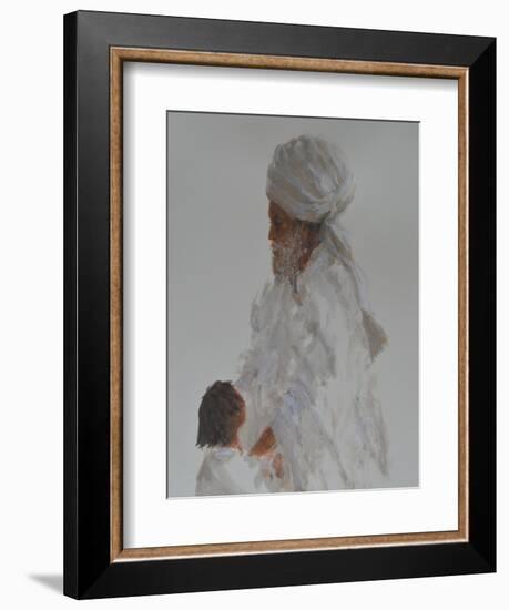 Old Man and Child-Lincoln Seligman-Framed Giclee Print