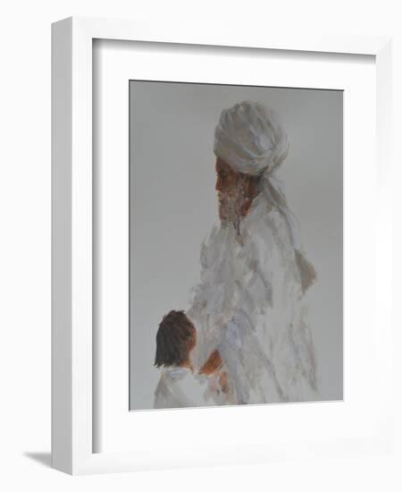 Old Man and Child-Lincoln Seligman-Framed Giclee Print