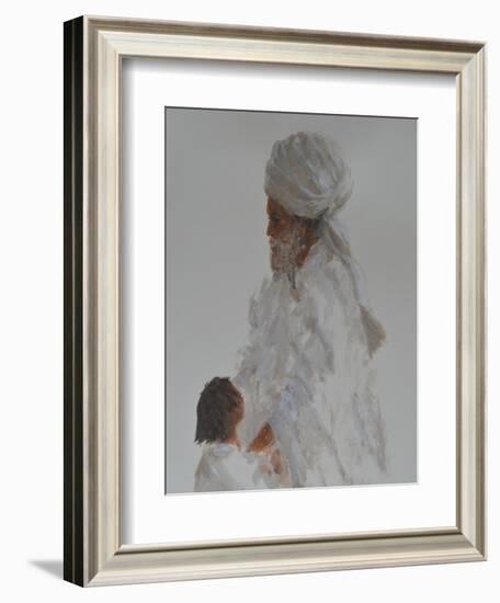 Old Man and Child-Lincoln Seligman-Framed Giclee Print