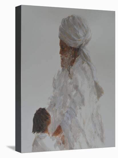 Old Man and Child-Lincoln Seligman-Stretched Canvas