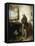 Old Man and Dog, Circa 1855-Domenico Induno-Framed Stretched Canvas