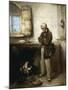 Old Man and Dog, Circa 1855-Domenico Induno-Mounted Giclee Print