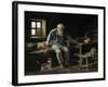 Old Man and his Cat, 1887-Ivan Andreivich Pelevin-Framed Giclee Print