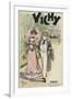 Old Man and Young Girl Walking, Advertisement for Vichy-null-Framed Giclee Print