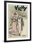 Old Man and Young Girl Walking, Advertisement for Vichy-null-Framed Giclee Print