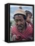 Old Man Carrying Child, Bhutan-Sybil Sassoon-Framed Stretched Canvas