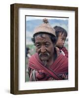 Old Man Carrying Child, Bhutan-Sybil Sassoon-Framed Photographic Print