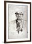 Old Man in a Flat Cap, 1916-Anna Lea Merritt-Framed Giclee Print