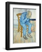 Old Man in Sorrow, 1890-Vincent van Gogh-Framed Premium Giclee Print