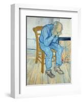 Old Man in Sorrow, 1890-Vincent van Gogh-Framed Premium Giclee Print