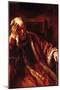 Old Man in the Armchair 3-Rembrandt van Rijn-Mounted Art Print