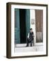 Old Man in Traditional Costume, Crete, Greece-Michael Short-Framed Photographic Print