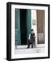 Old Man in Traditional Costume, Crete, Greece-Michael Short-Framed Photographic Print