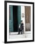 Old Man in Traditional Costume, Crete, Greece-Michael Short-Framed Photographic Print