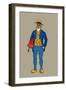 Old Man of St. Onge with Umbrella-Elizabeth Whitney Moffat-Framed Art Print