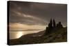 Old Man of Storr at Dawn, Skye, Inner Hebrides, Scotland, UK, January 2011-Peter Cairns-Stretched Canvas