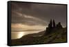 Old Man of Storr at Dawn, Skye, Inner Hebrides, Scotland, UK, January 2011-Peter Cairns-Framed Stretched Canvas