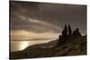 Old Man of Storr at Dawn, Skye, Inner Hebrides, Scotland, UK, January 2011-Peter Cairns-Stretched Canvas