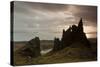 Old Man of Storr at Dawn, Skye, Inner Hebrides, Scotland, UK, January 2011-Peter Cairns-Stretched Canvas