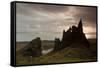 Old Man of Storr at Dawn, Skye, Inner Hebrides, Scotland, UK, January 2011-Peter Cairns-Framed Stretched Canvas