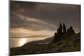 Old Man of Storr at Dawn, Skye, Inner Hebrides, Scotland, UK, January 2011-Peter Cairns-Mounted Photographic Print