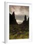 Old Man of Storr at Dawn, Skye, Inner Hebrides, Scotland, UK, January 2011-Peter Cairns-Framed Photographic Print