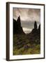 Old Man of Storr at Dawn, Skye, Inner Hebrides, Scotland, UK, January 2011-Peter Cairns-Framed Photographic Print