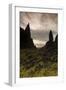 Old Man of Storr at Dawn, Skye, Inner Hebrides, Scotland, UK, January 2011-Peter Cairns-Framed Photographic Print