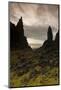 Old Man of Storr at Dawn, Skye, Inner Hebrides, Scotland, UK, January 2011-Peter Cairns-Mounted Photographic Print