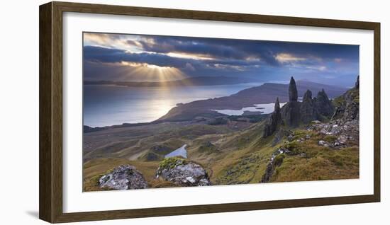 Old Man of Storr, Isle of Skye, Scotland. Autumn (November)-Adam Burton-Framed Photographic Print