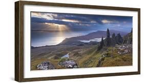 Old Man of Storr, Isle of Skye, Scotland. Autumn (November)-Adam Burton-Framed Photographic Print