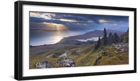 Old Man of Storr, Isle of Skye, Scotland. Autumn (November)-Adam Burton-Framed Photographic Print